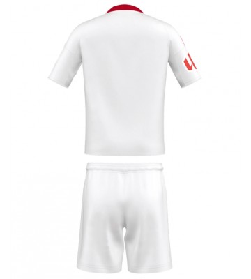 Sevilla Hjemmebanetrøje Børn 2025-26 Kortærmet (+ Korte bukser)